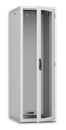 rack 600 con porta vetro Alurack subrack Executive server